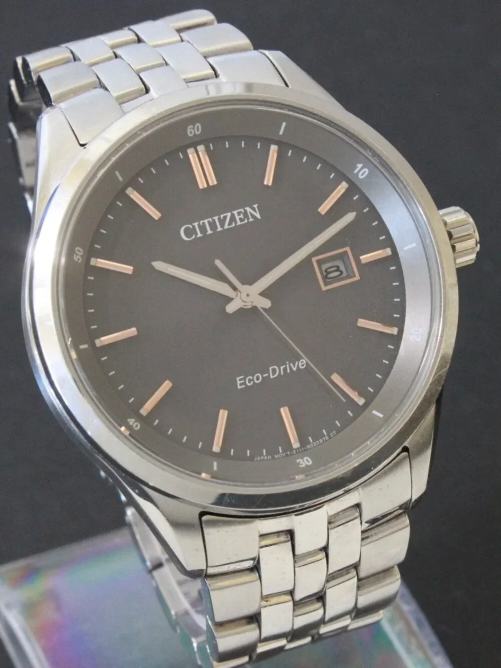 Citizen Contemporary Dress Men's Watch 41mm Grey Dial On Stainless Steel
